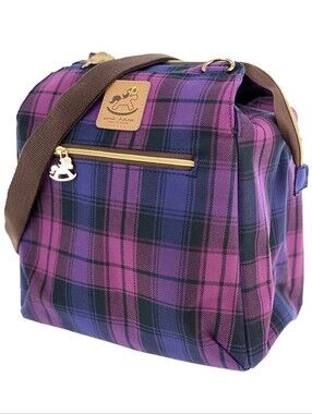 Waterproof Plaid Shoulder Crossbody Backpack Bag